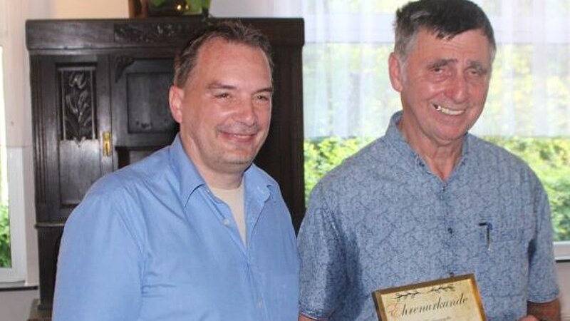 Verabschiedung von Wolfgang Schmitz und Volkhard Troschke nach 32 Jahren Ehrenamt für den Tischtennis-Kreisverband Celle