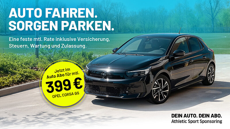 Auto fahren. Sorgen parken.