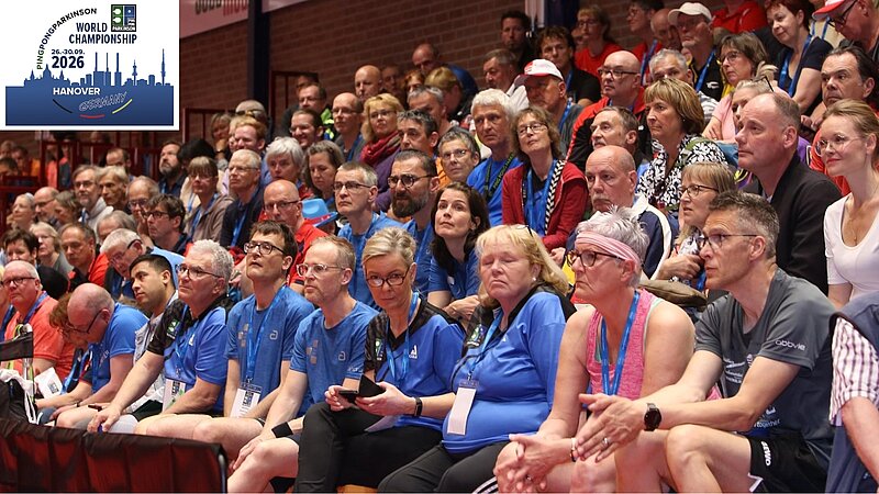 PingPongParkinson-WM 2026: Große Eröffnungsfeier in der Swiss Life Hall