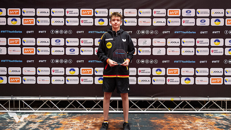 TTVN-Nachwuchs glänzt in Bosnien-Herzegowina: Kirill Manalaki stürmt zum Titel